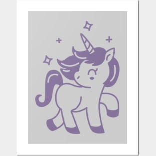 Happy Unicorn Posters and Art